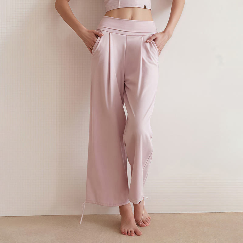 Breathable Drawstring Harem Mindful Movement Pants