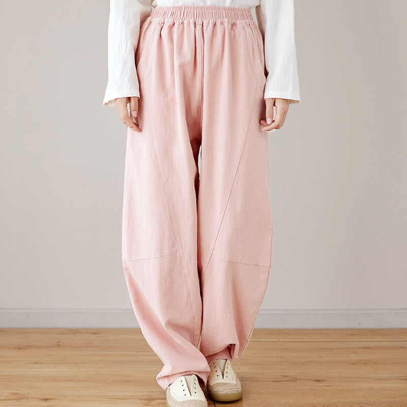 Minimalist Cotton Harem Grounding Meditation Pants