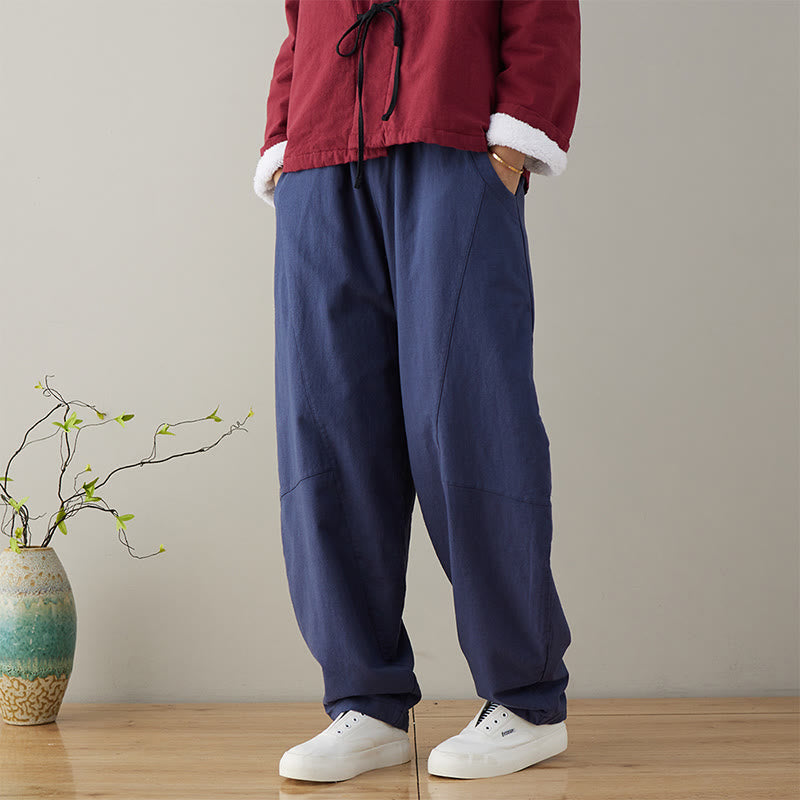 Minimalist Cotton Harem Grounding Meditation Pants