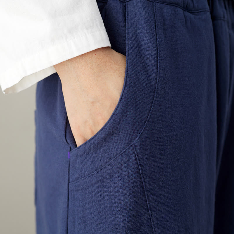 Minimalist Cotton Harem Grounding Meditation Pants