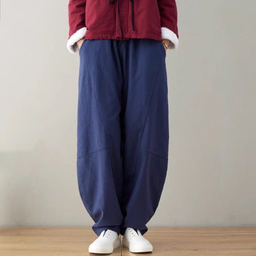Minimalist Cotton Harem Grounding Meditation Pants