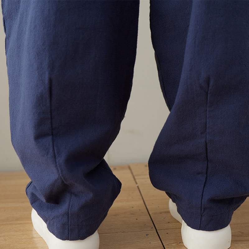 Minimalist Cotton Harem Grounding Meditation Pants