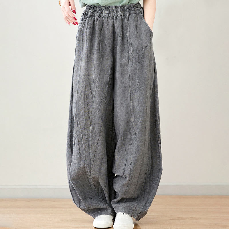 Breathable Ramie Loose Harem Mindful Meditation Pants