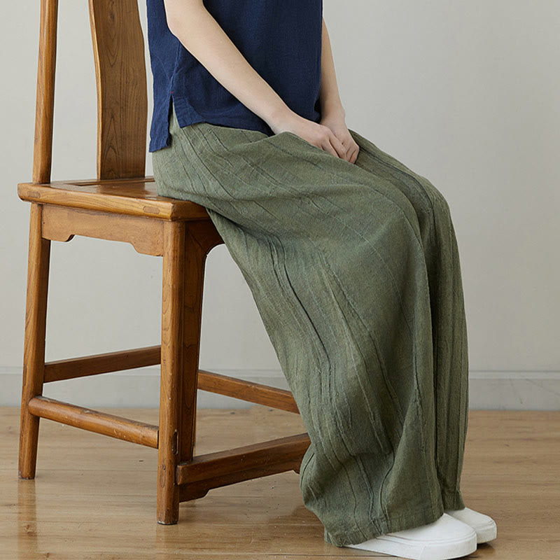 Breathable Ramie Loose Harem Mindful Meditation Pants