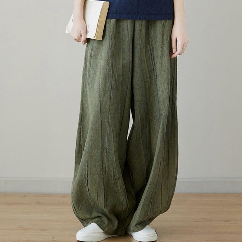 Breathable Ramie Loose Harem Mindful Meditation Pants