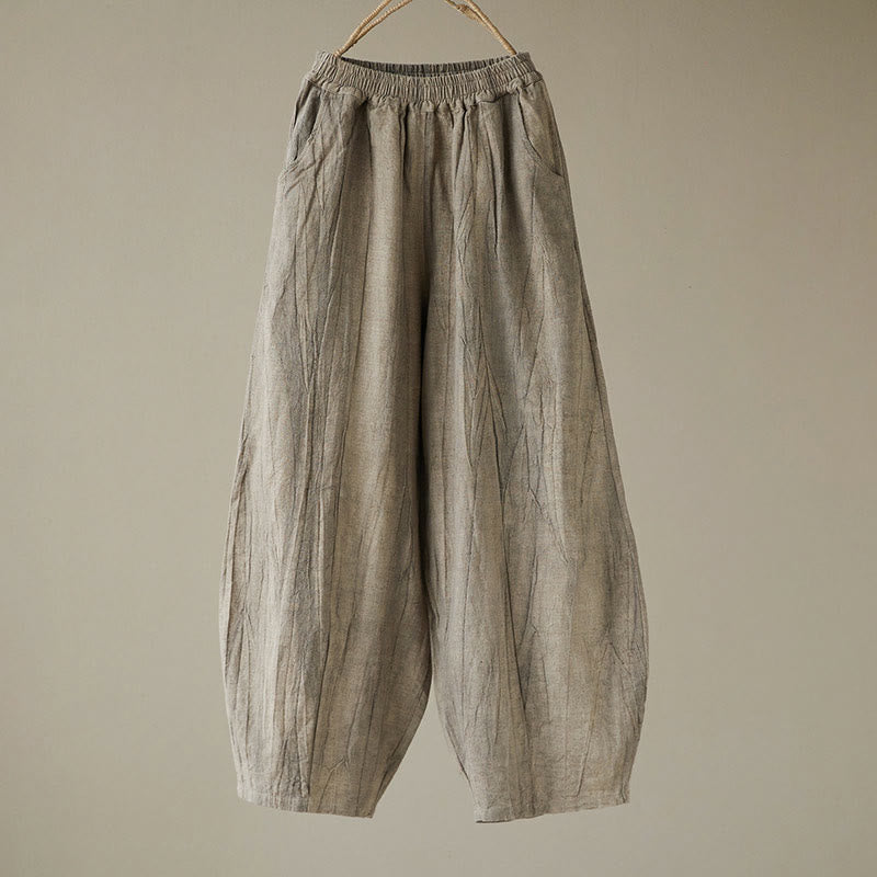 Breathable Ramie Loose Harem Mindful Meditation Pants