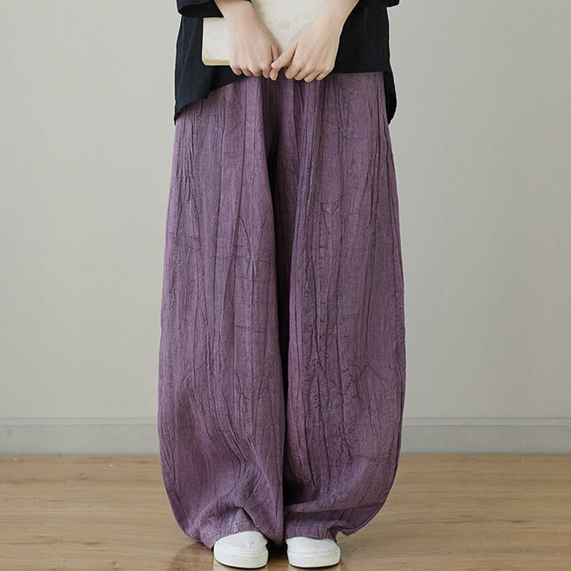 Breathable Ramie Loose Harem Mindful Meditation Pants