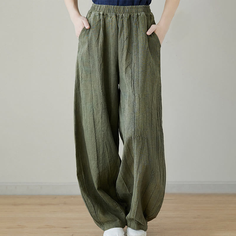 Breathable Ramie Loose Harem Mindful Meditation Pants