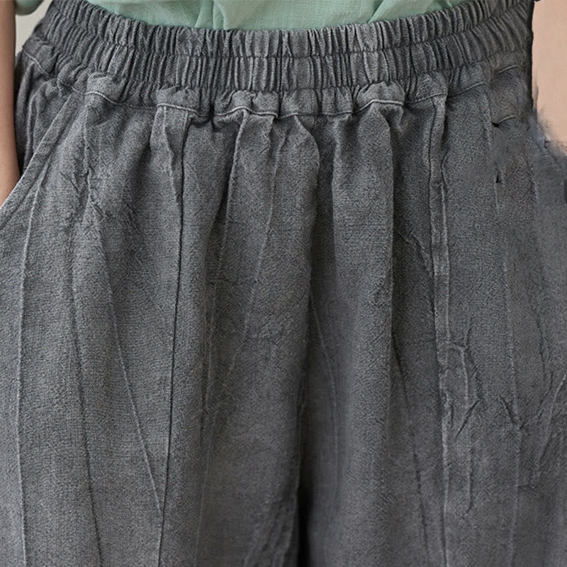 Breathable Ramie Loose Harem Mindful Meditation Pants