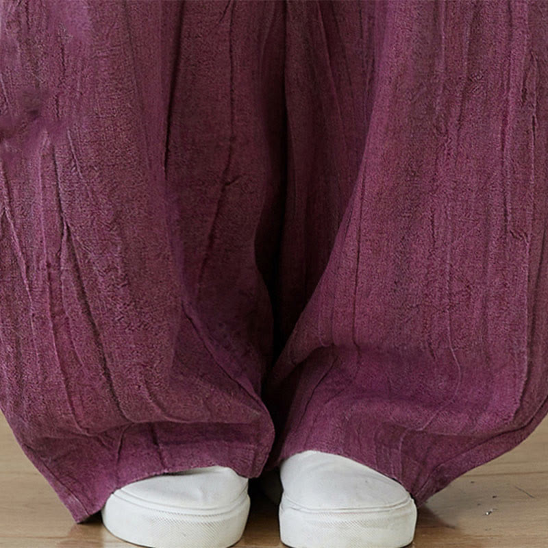 Breathable Ramie Loose Harem Mindful Meditation Pants