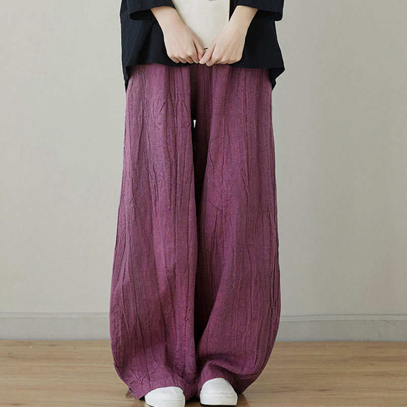 Breathable Ramie Loose Harem Mindful Meditation Pants