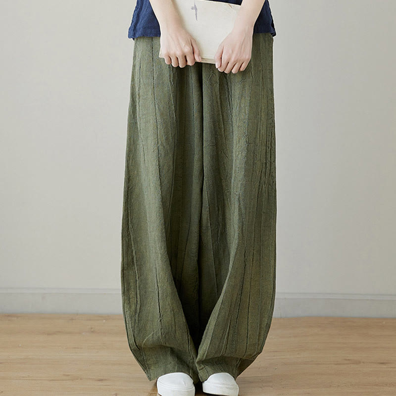 Breathable Ramie Loose Harem Mindful Meditation Pants