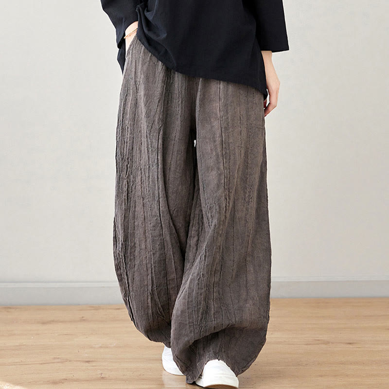 Breathable Ramie Loose Harem Mindful Meditation Pants
