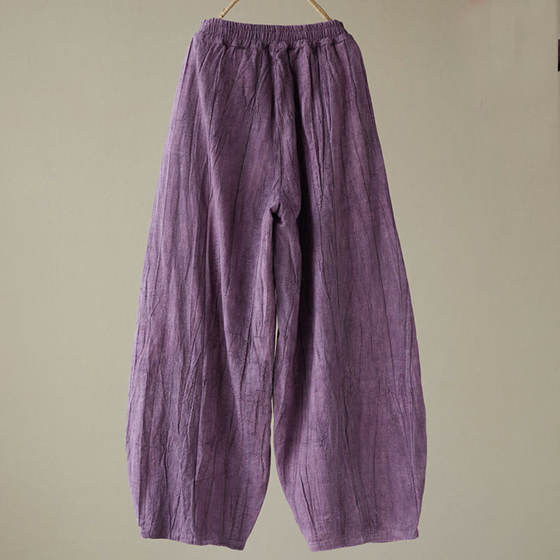 Breathable Ramie Loose Harem Mindful Meditation Pants
