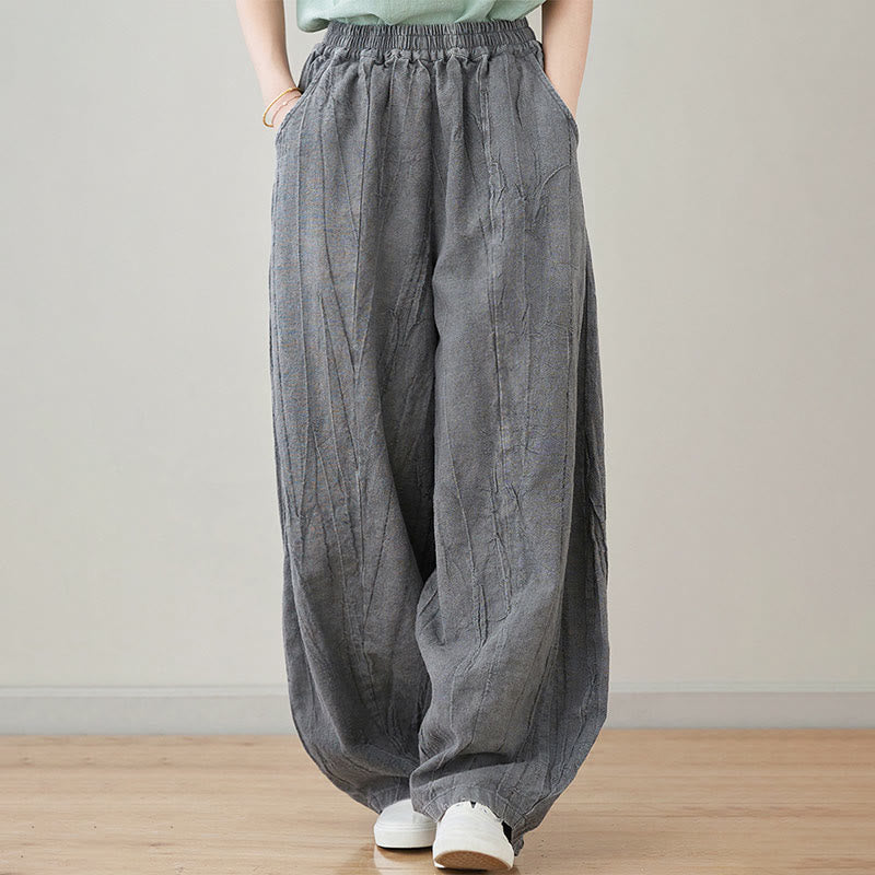 Breathable Ramie Loose Harem Mindful Meditation Pants