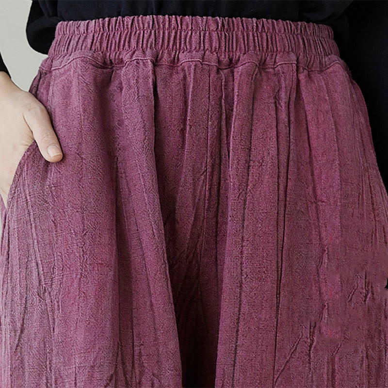 Breathable Ramie Loose Harem Mindful Meditation Pants