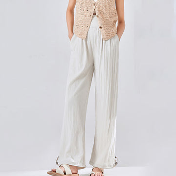 Fluid Viscose Wide-Leg Mindful Meditation Pants