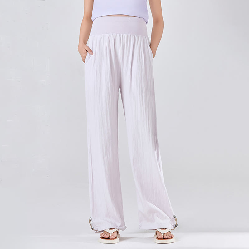 Fluid Viscose Wide-Leg Mindful Meditation Pants