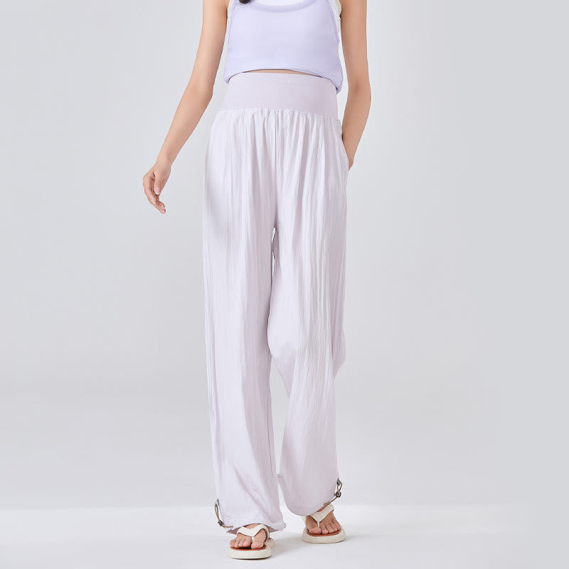 Fluid Viscose Wide-Leg Mindful Meditation Pants