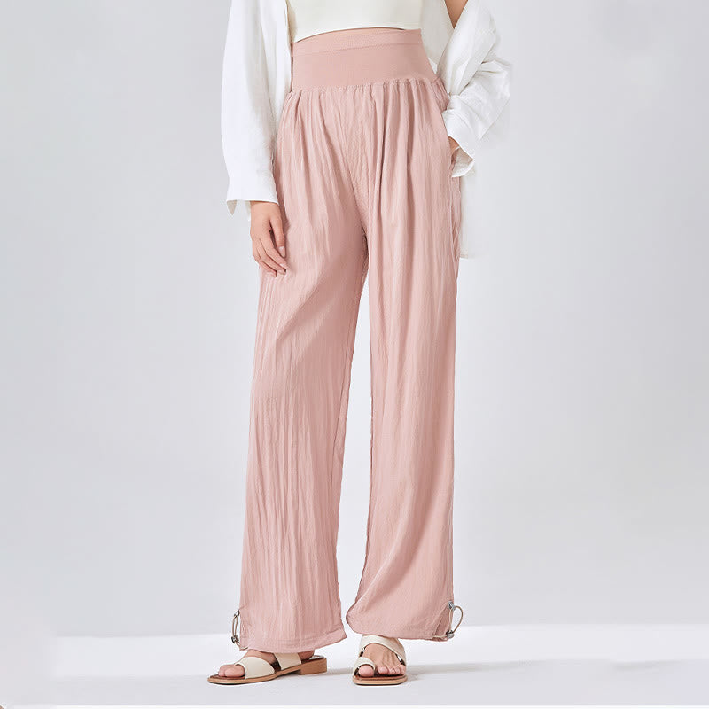 Fluid Viscose Wide-Leg Mindful Meditation Pants