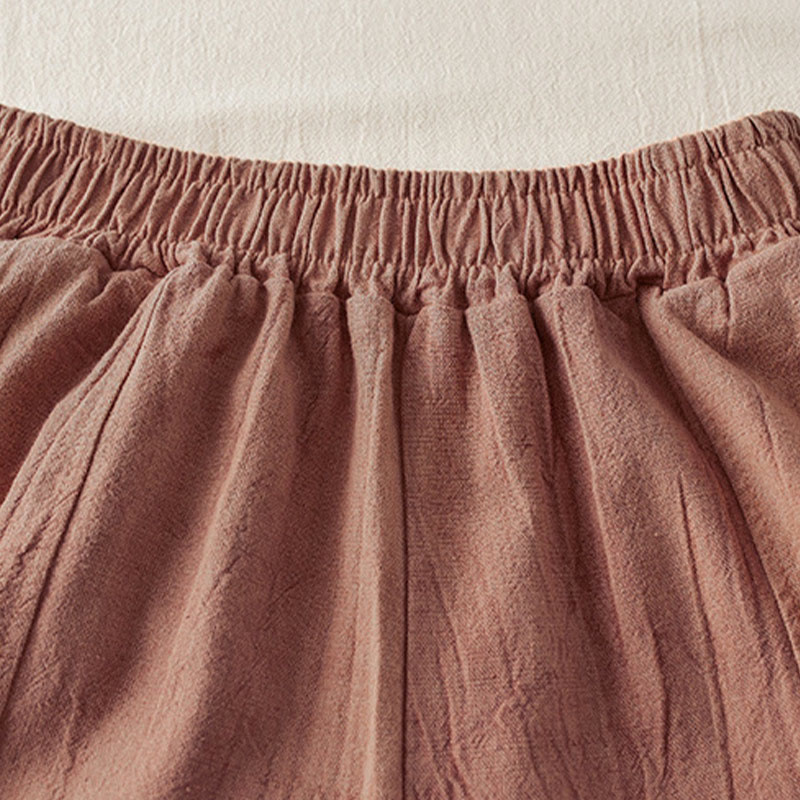 Breathable Cotton Cropped Mindful Movement Harem Pants
