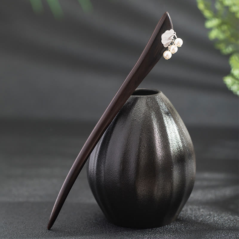 925 Sterling Silver Ebony Cloud Power Hairpin