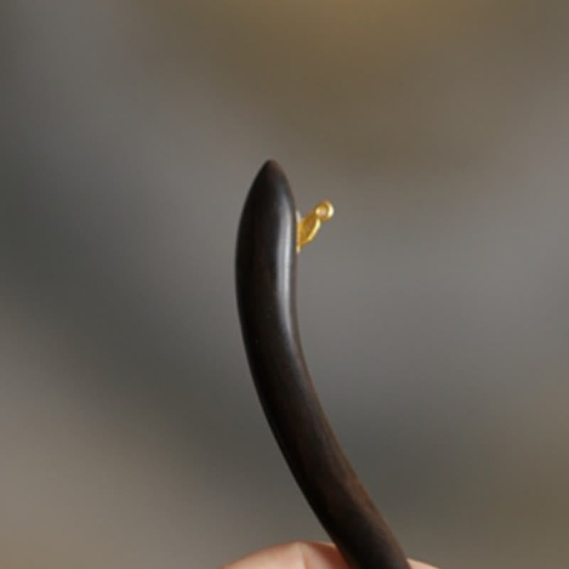 Auspicious Cloud Sandalwood Rabbit Protection Hairpin