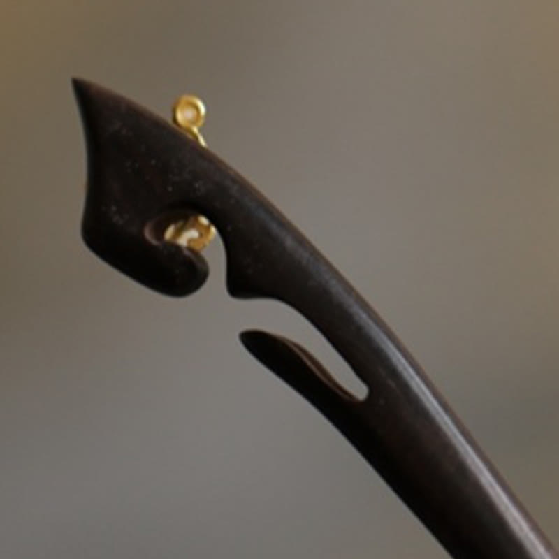 Auspicious Cloud Sandalwood Rabbit Protection Hairpin