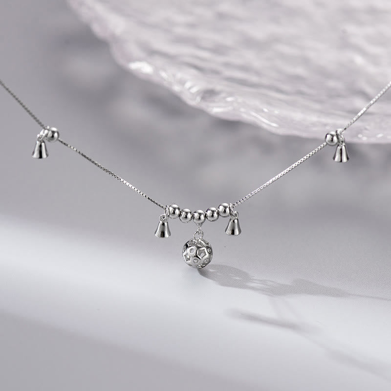 925 Sterling Silver Antiquity Bell Protection Anklet