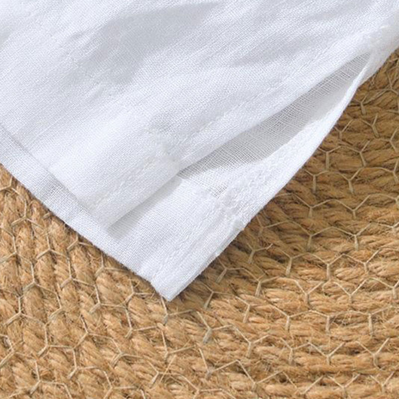 Breathable Linen V-Neck Mindful Lounge Men's Shirt