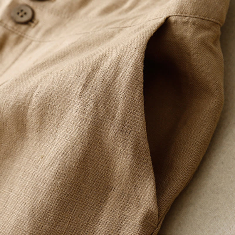 Breathable Linen Wide-Leg Mindful Movement Pants