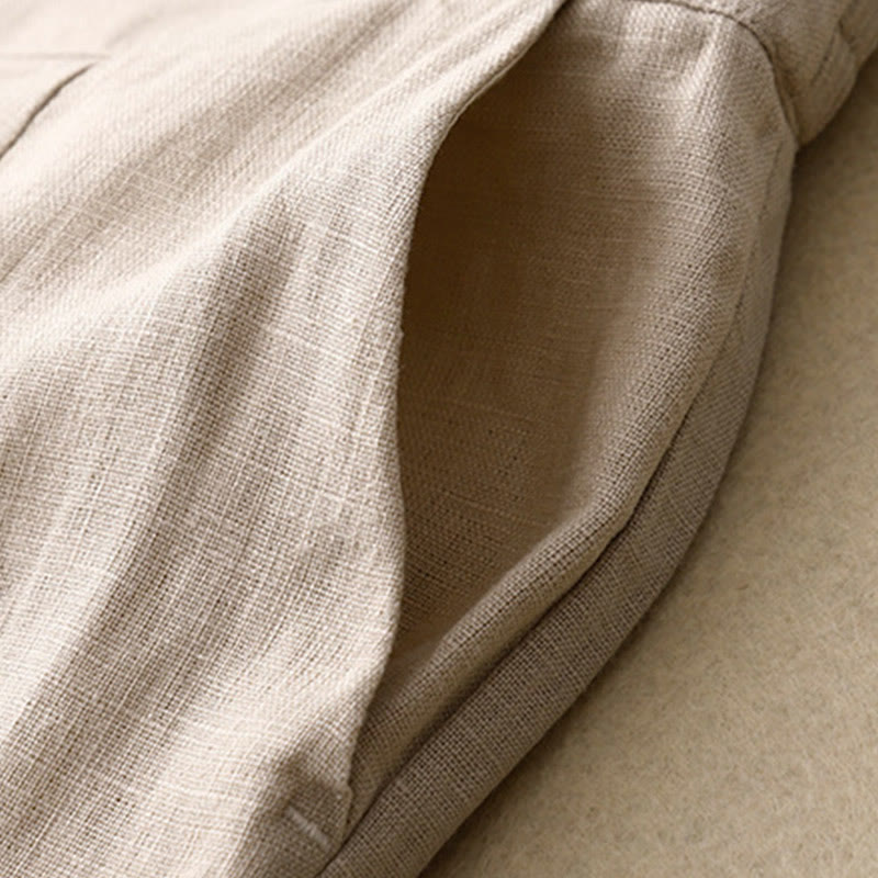 Breathable Linen Wide-Leg Mindful Movement Pants