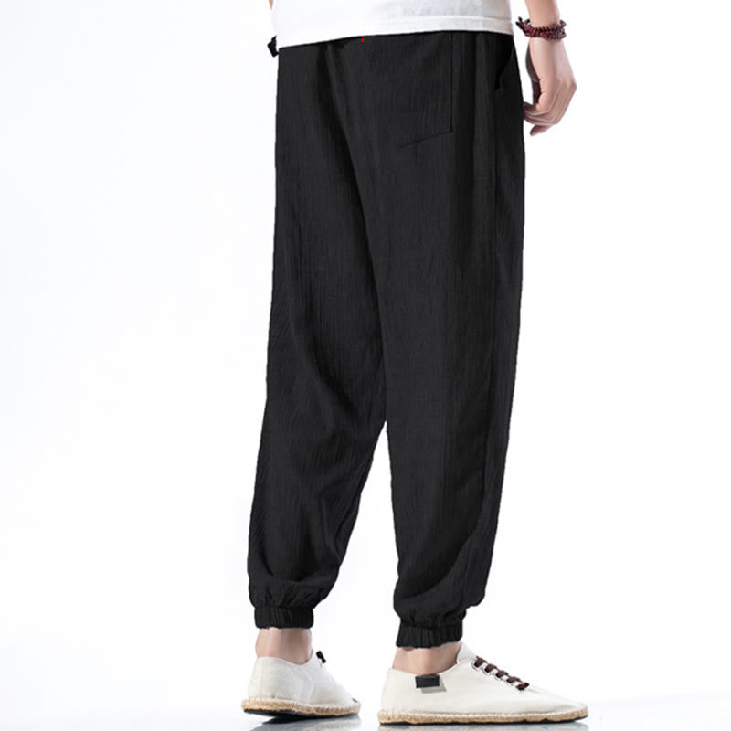 Breathable Linen Straight-Leg Mindful Movement Pants