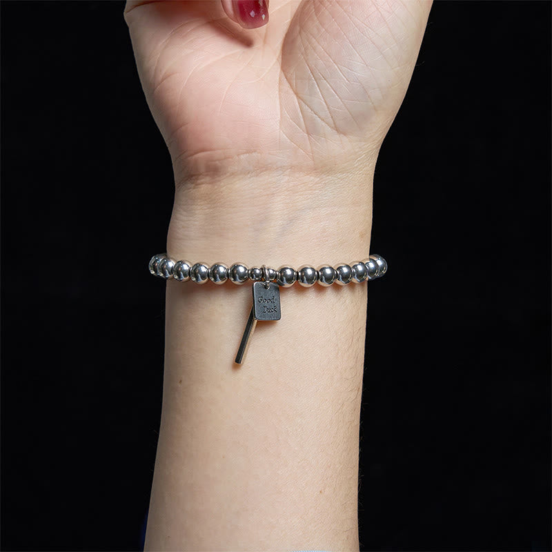 Titanium Steel Good Luck Balance Bracelet