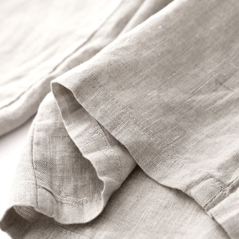 Cotton Linen Wide-Leg Mindful Movement Pants