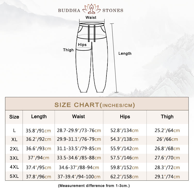 Cotton Linen Relaxed Grounding Meditation Pants