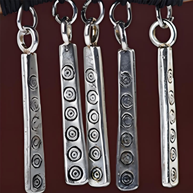 Silver Tassel Green Sandalwood Soothing Hairpin