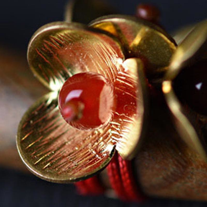 Silver Tassel Green Sandalwood Soothing Hairpin