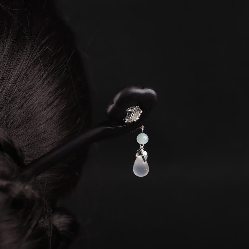 Ebony Auspicious Cloud Courage Hairpin