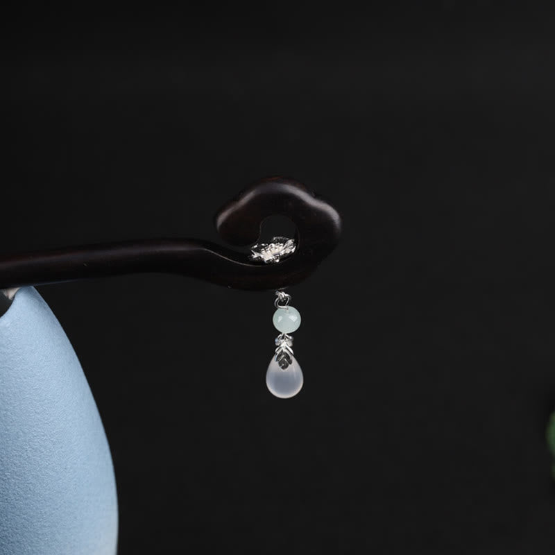 Ebony Auspicious Cloud Courage Hairpin