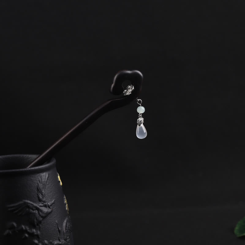 Ebony Auspicious Cloud Courage Hairpin