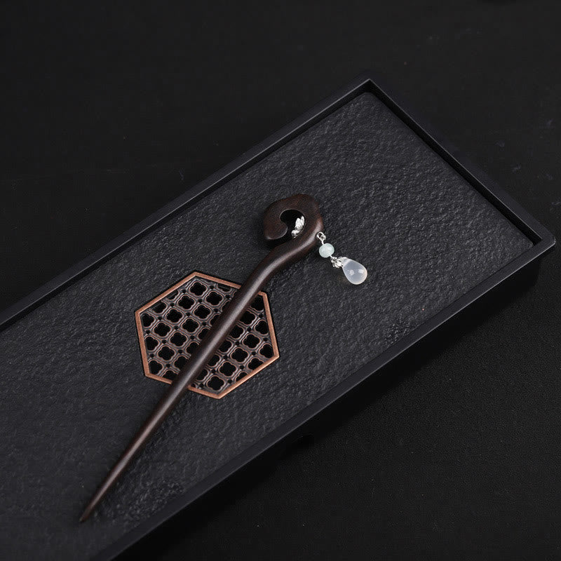 Ebony Auspicious Cloud Courage Hairpin