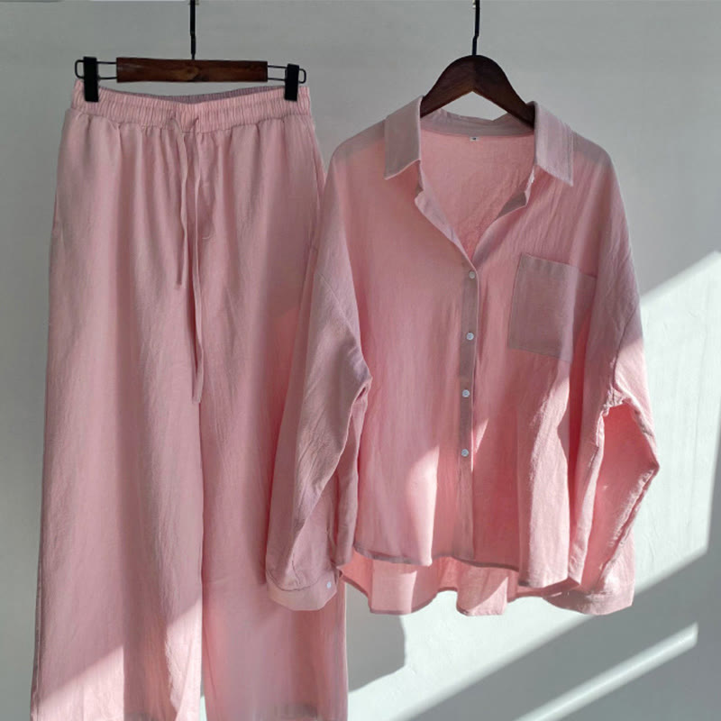 Tactile Cotton Linen Relaxed Meditation Set