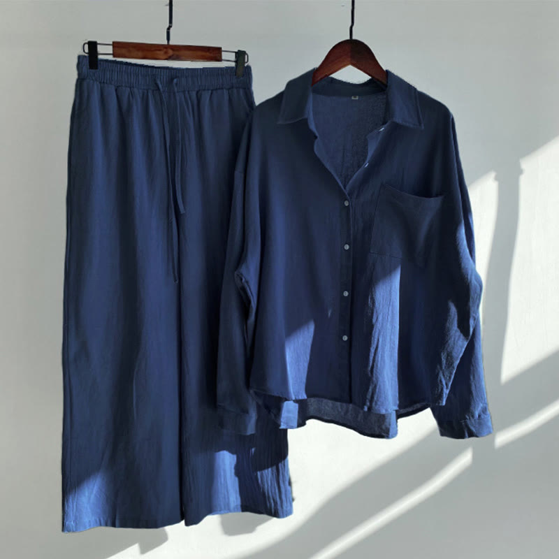 Tactile Cotton Linen Relaxed Meditation Set