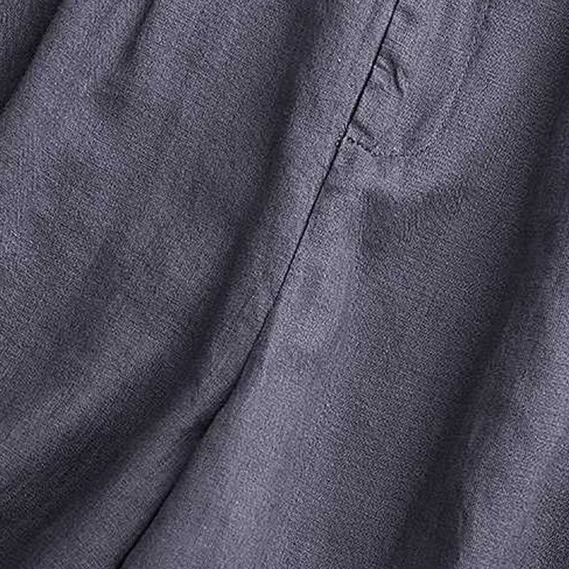 Summer Casual Solid Color Zipper Button Acrylic Fiber Frog Button Women's Shorts With Pockets