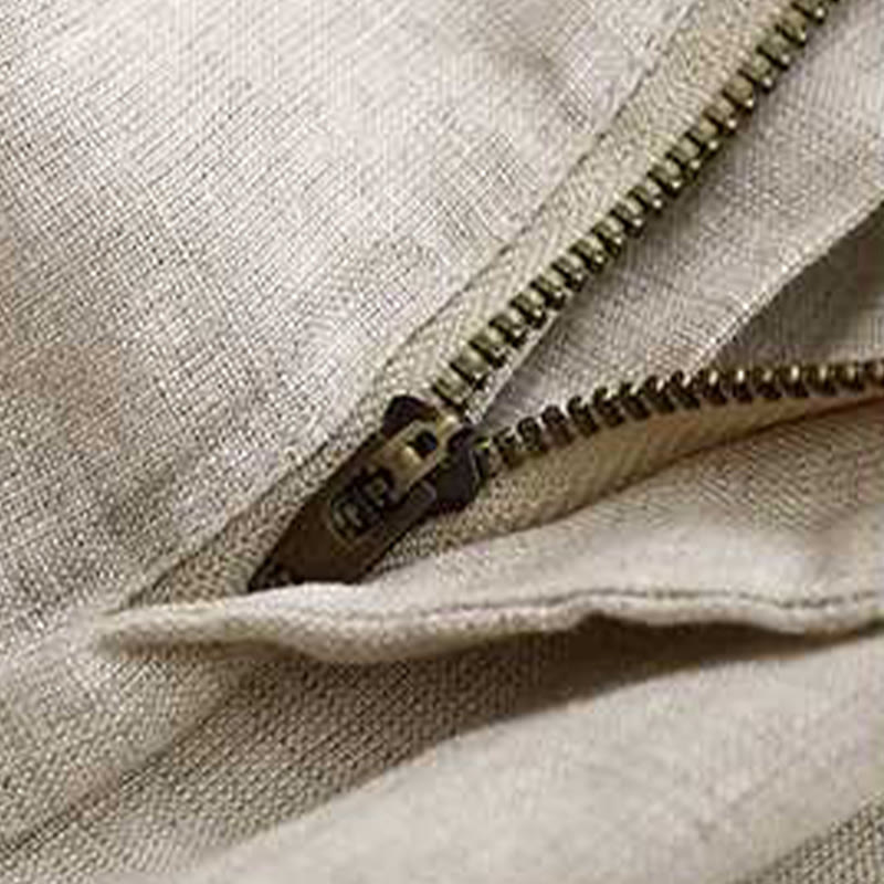 Summer Casual Solid Color Zipper Button Acrylic Fiber Frog Button Women's Shorts With Pockets