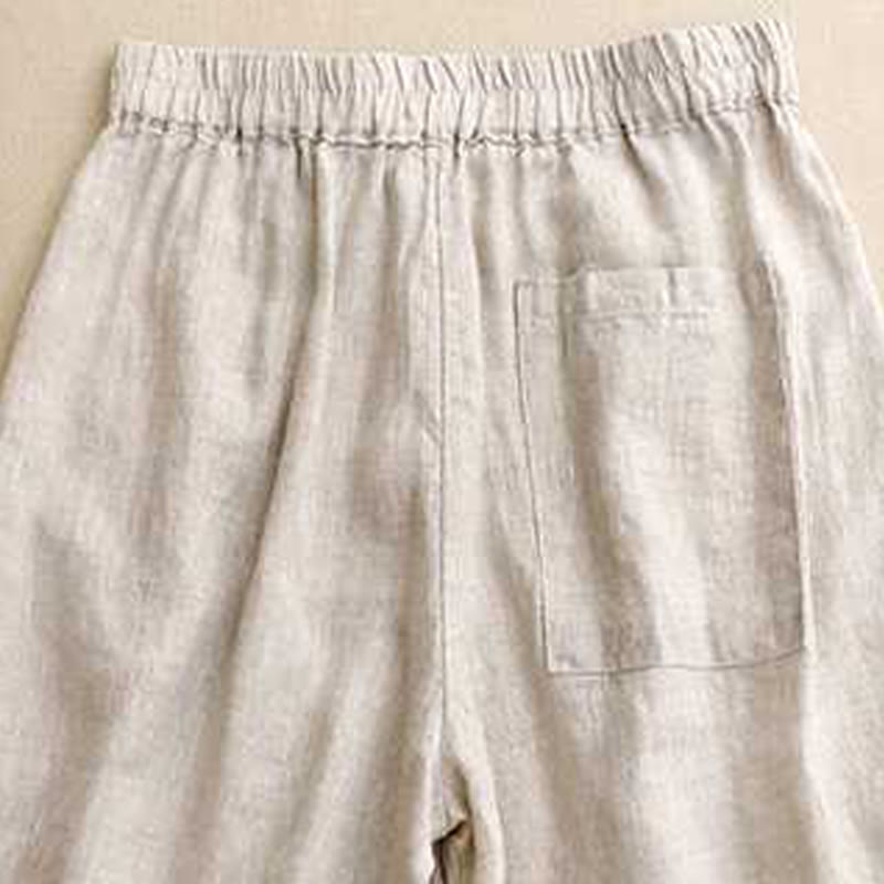 Summer Casual Solid Color Zipper Button Acrylic Fiber Frog Button Women's Shorts With Pockets