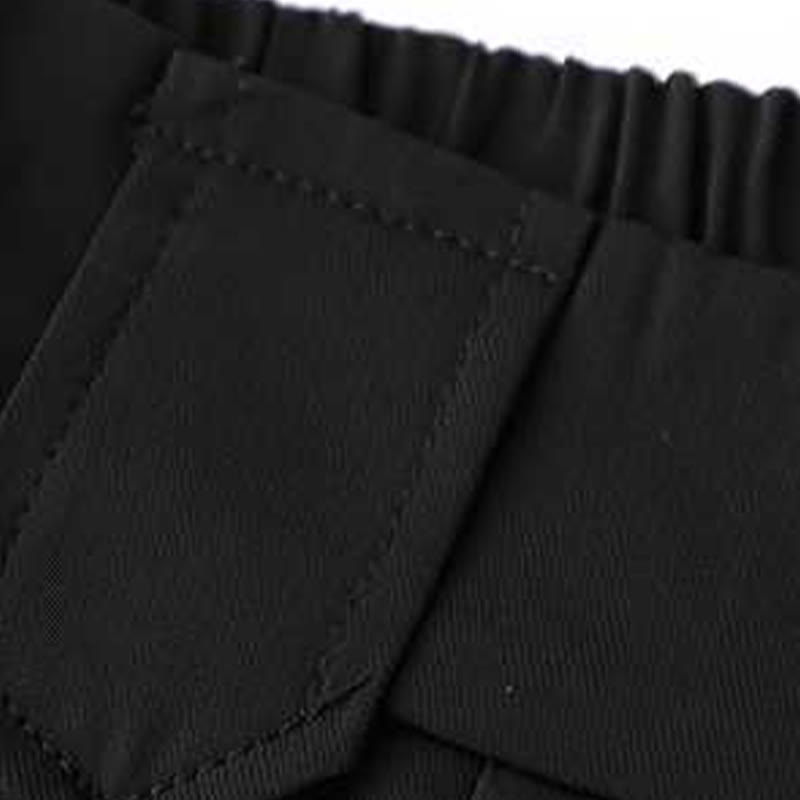 Summer Casual Zipper Button Loose Plain Cotton Linen Women's Shorts With Pockets