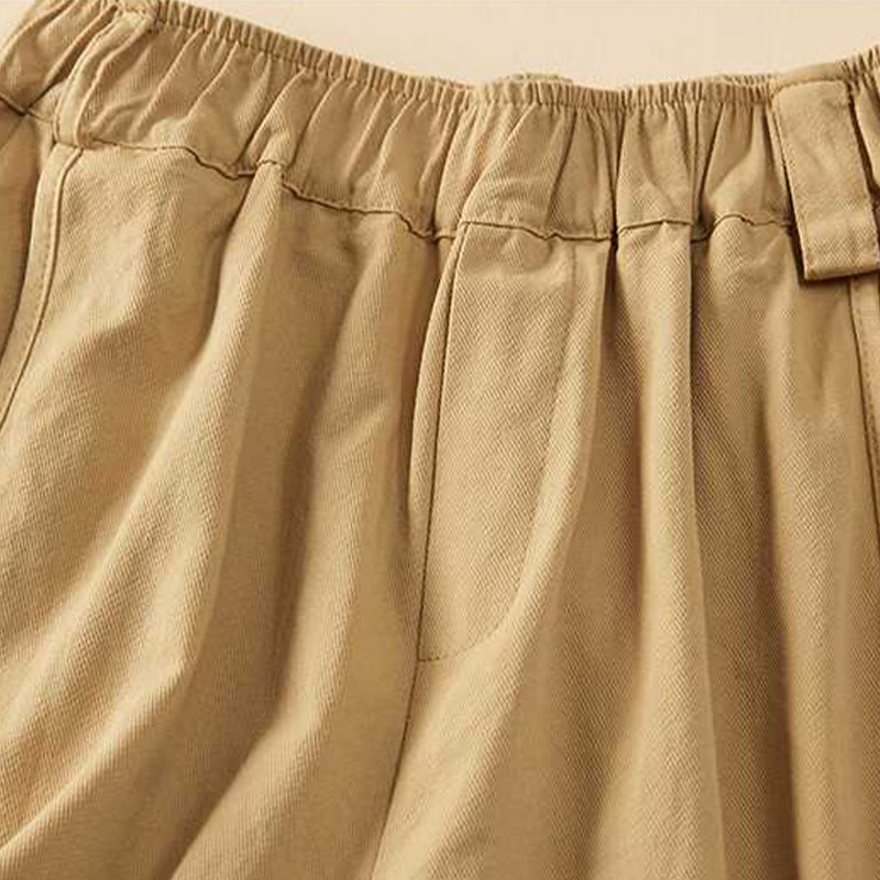 Breathable Cotton Wide-Leg Mindful Movement Shorts