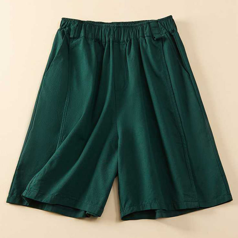 Breathable Cotton Wide-Leg Mindful Movement Shorts